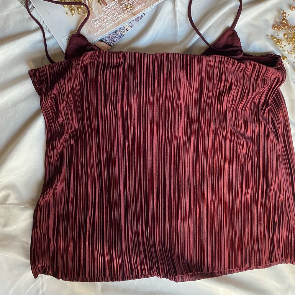 Red Ruffled Top - Picture 5 of 5